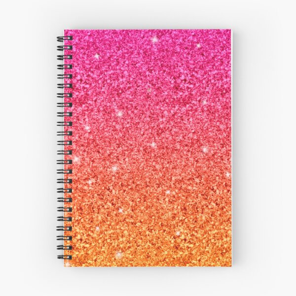 Item preview, Pink into Orange Ombre Glitter designed and sold by PeachesMommy.