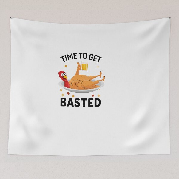 Item preview, Time to get basted turkey thanksgiving funny gifts designed and sold by 0umStore.