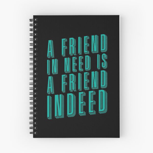 Item preview, Friend In Need Is A Friend Indeed - Typography designed and sold by crazycollective.