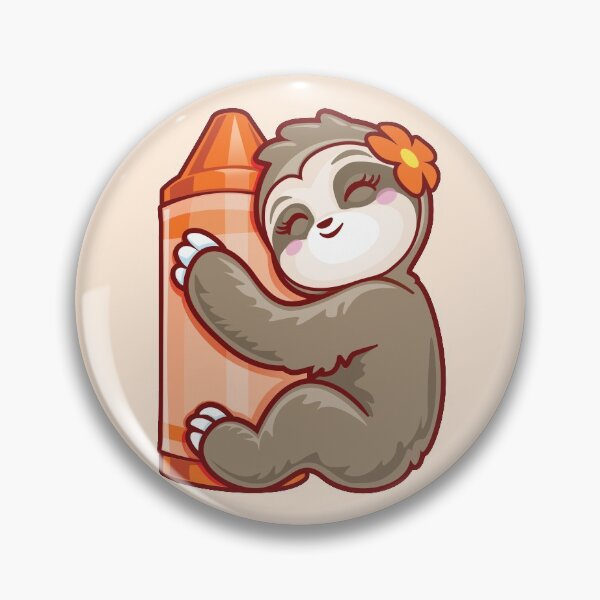 Item preview, Orange Cray on Cute Sloth Lovers Orange  designed and sold by pablomendoza.