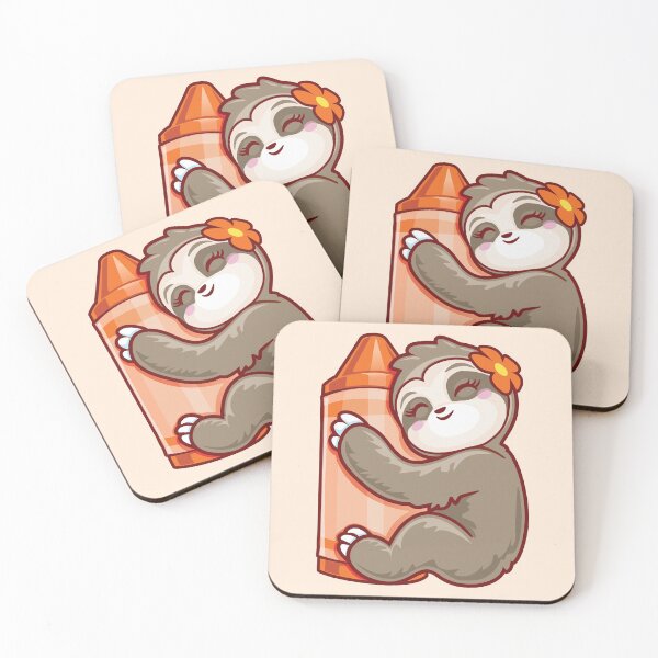 Item preview, Orange Cray on Cute Sloth Lovers Orange  designed and sold by pablomendoza.