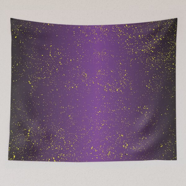 Item preview, Metallic purple yellow splatter designed and sold by d-w-h design.