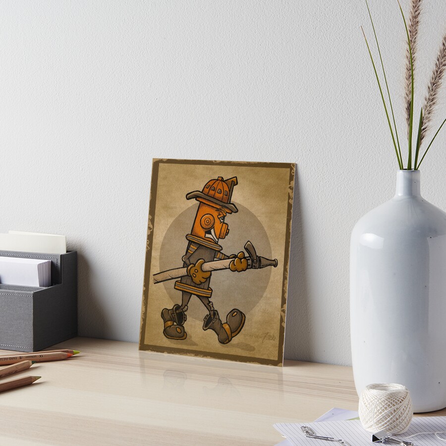 Item preview, Art Board Print designed and sold by FiremanUP.