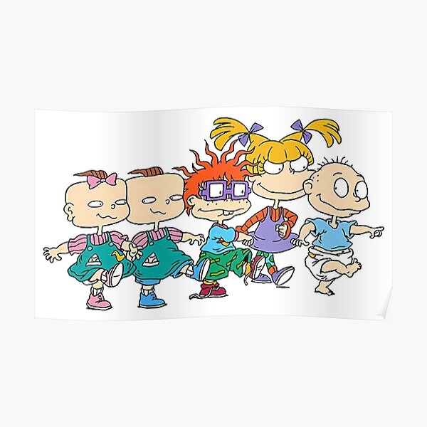 Cartoon Rugrats Sticker Poster For Sale By Neldalopez Redbubble 9264