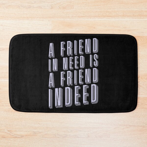Item preview, Friend In Need Is A Friend Indeed - Typography - Lavender designed and sold by crazycollective.