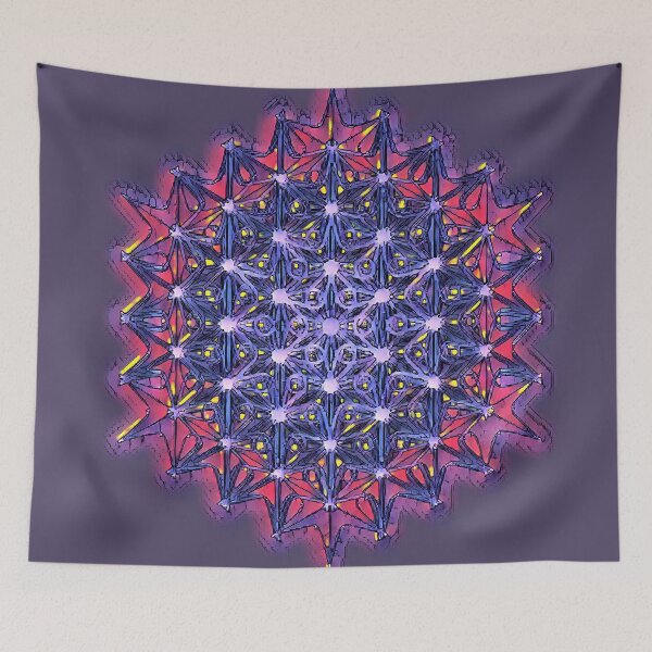 Item preview, Crystal grid mandala2 designed and sold by BelAnnGrey.