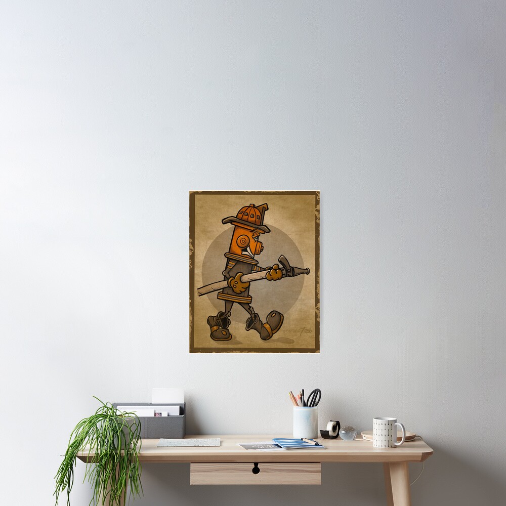 Item preview, Poster designed and sold by FiremanUP.