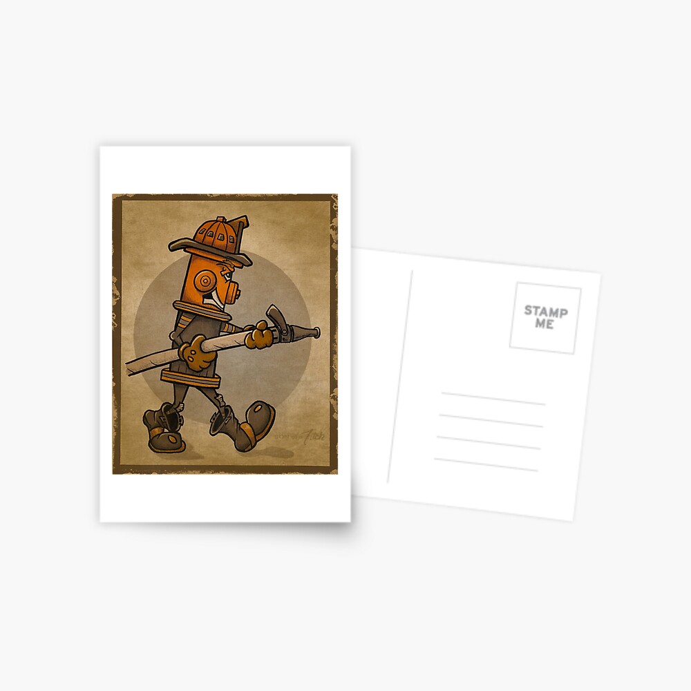 Item preview, Postcard designed and sold by FiremanUP.