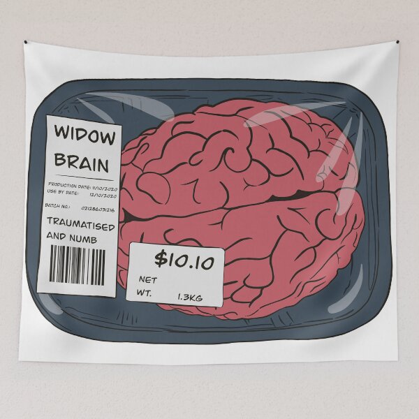 Item preview, Widow Brain On Sale designed and sold by umdvsgrnart.