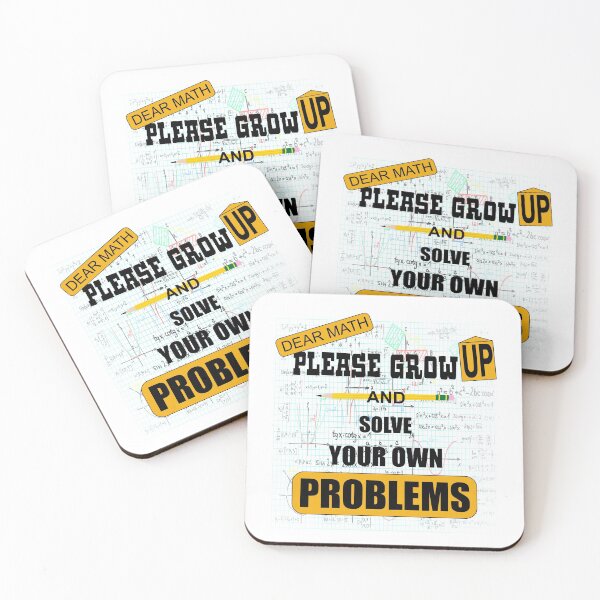 Item preview, Dear Math Grow Up And Solve Your Own Problems designed and sold by Gaelashirts.