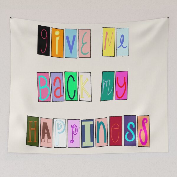 Item preview, HAPPINESS RANSOM NOTE designed and sold by Anna Lu.