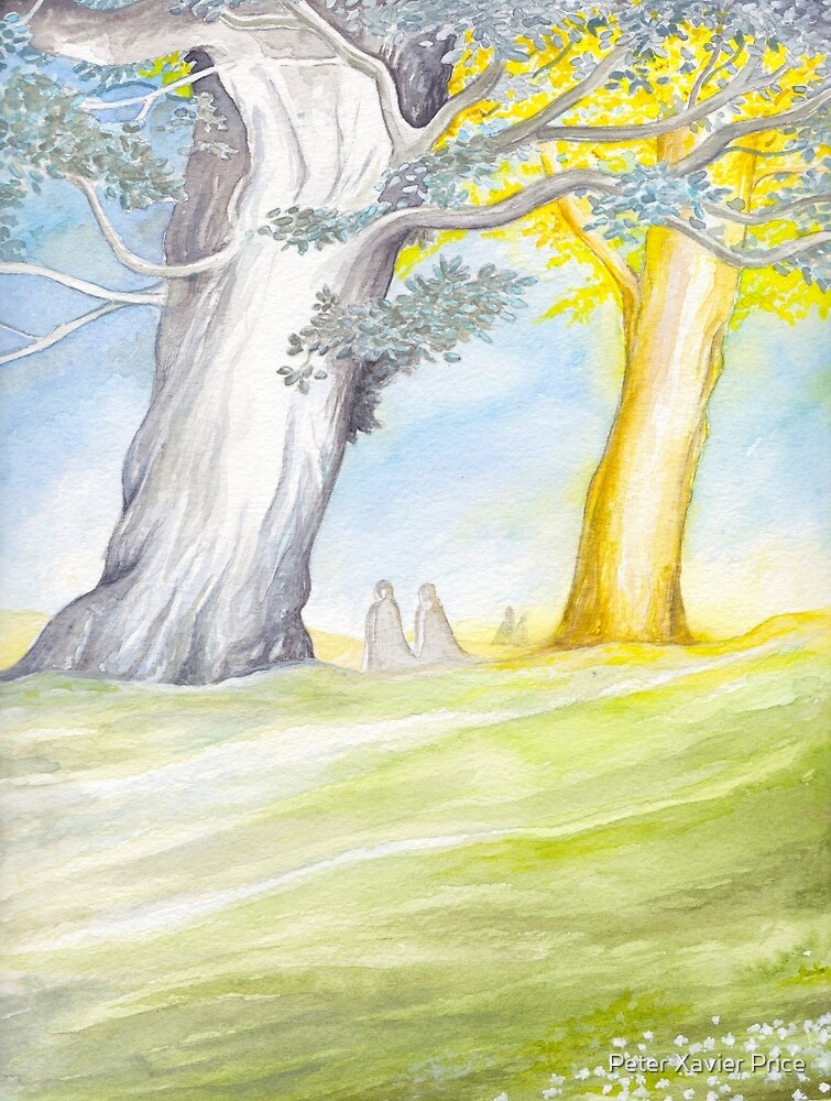 "The Two Trees of Valinor" by Peter Xavier Price | Redbubble