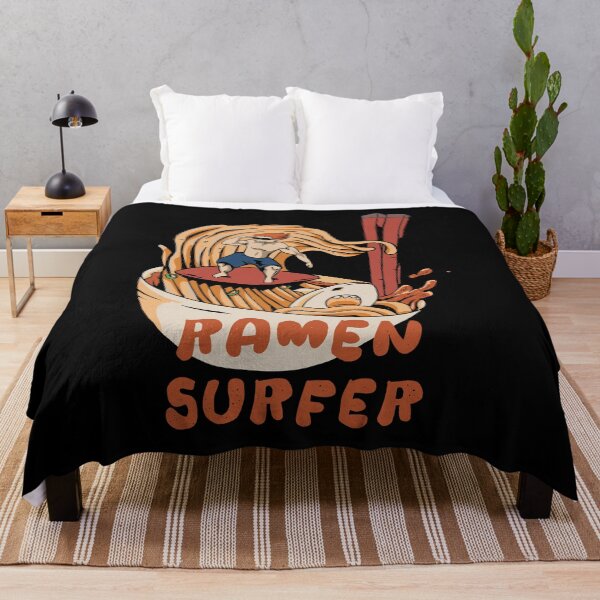 Item preview, Ramen Surfer - Black Version designed and sold by Klihx.