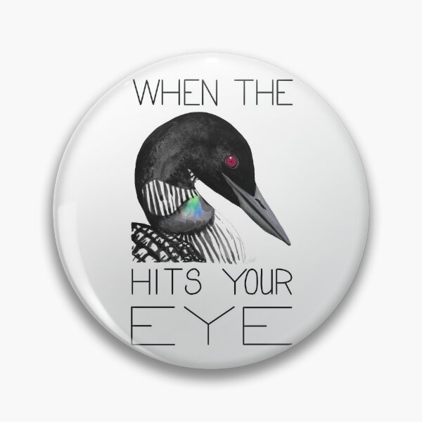 Item preview, When The Loon Hits Your Eye (Common Loon) designed and sold by LauraWolfArtist.