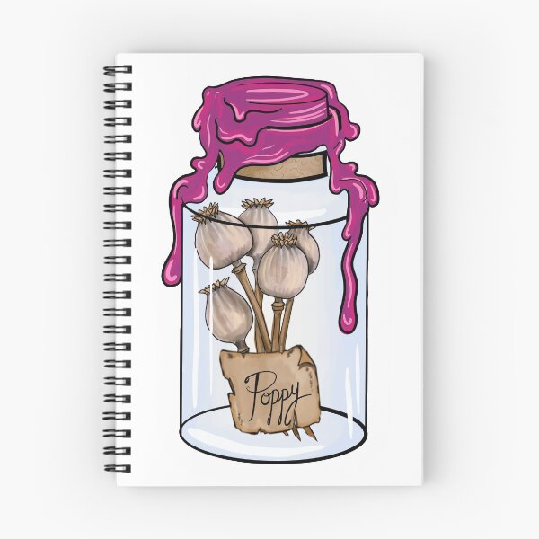Item preview, Vial containing poppy flowers  designed and sold by Alittlemagik.