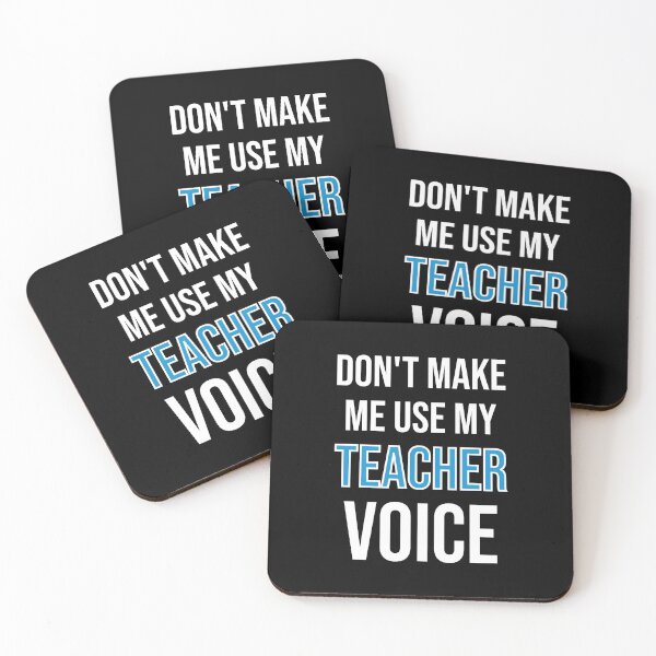 Item preview, Don't Make Me Use My Teacher Voice - Cute Funny Gift For Teachers designed and sold by Shop-collection.