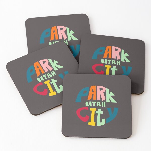 Item preview, Park City, Utah Circle Color Letters designed and sold by Mountain Flower.