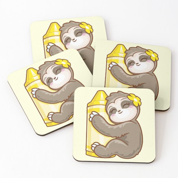 Item preview, Yellow Cray on Cute Sloth Lovers Yellow  designed and sold by pablomendoza.