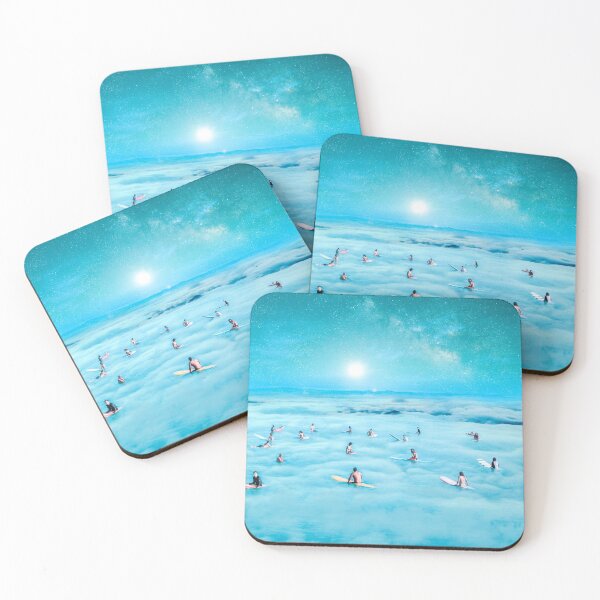 Item preview, Dreamy surreal Surfing in  the clouds designed and sold by Yasmine khalifa.