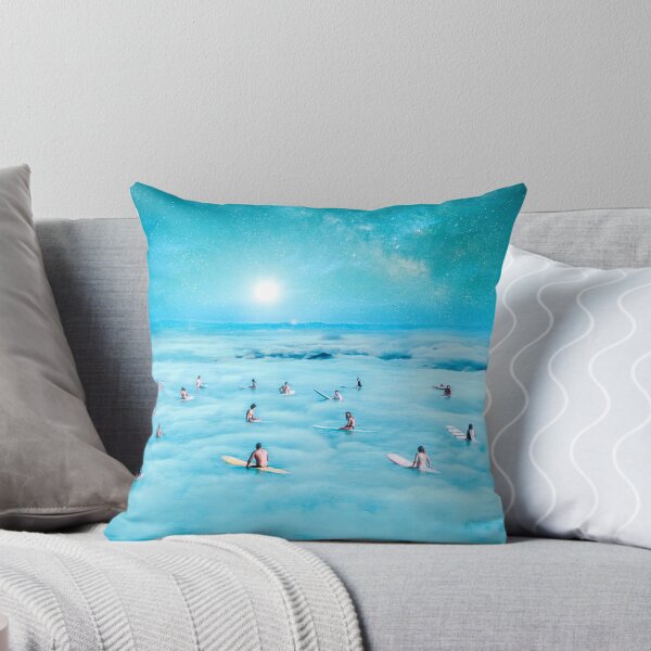 Item preview, Dreamy surreal Surfing in  the clouds designed and sold by Yasmine khalifa.