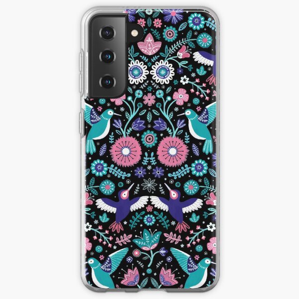 colibri jardin 2 Coque souple Samsung Galaxy