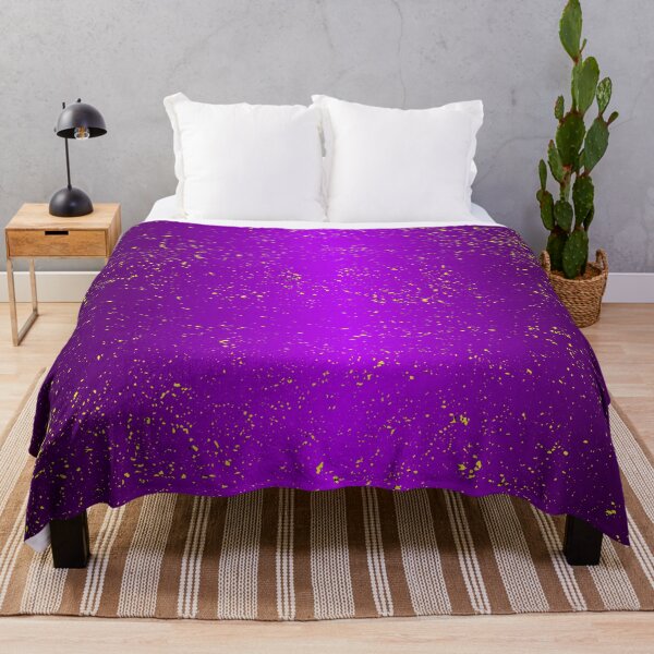 Item preview, Purple Yellow Metal Splatter designed and sold by d-w-h design.