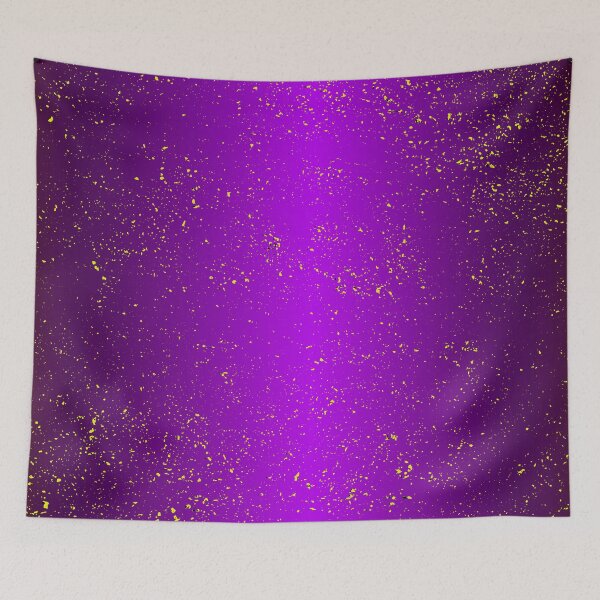 Item preview, Purple Yellow Metal Splatter designed and sold by d-w-h design.