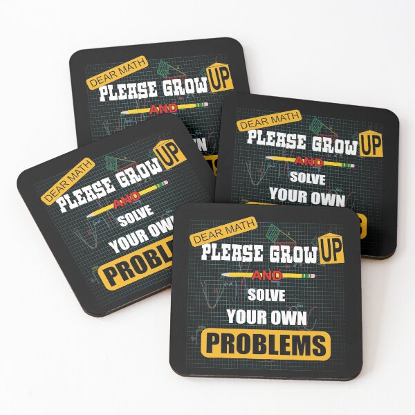 Item preview, Dear Math Grow Up And Solve Your Own Problems designed and sold by Gaelashirts.