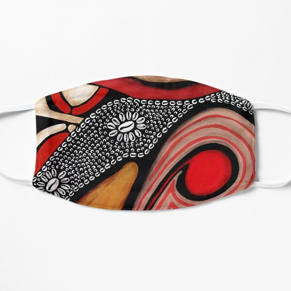 #396C - Segments Of Life III - Artist Nathalie Le Riche Flat Mask