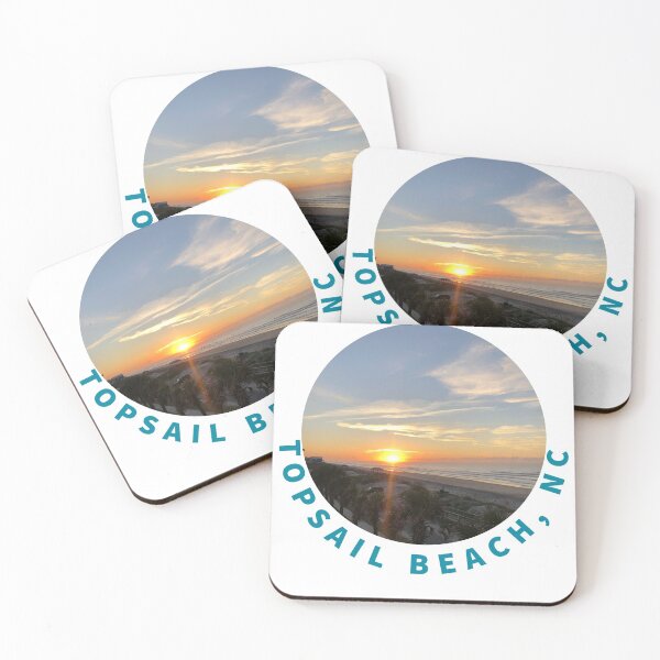 Item preview, Topsail Beach sunrise designed and sold by BullishGraphics.