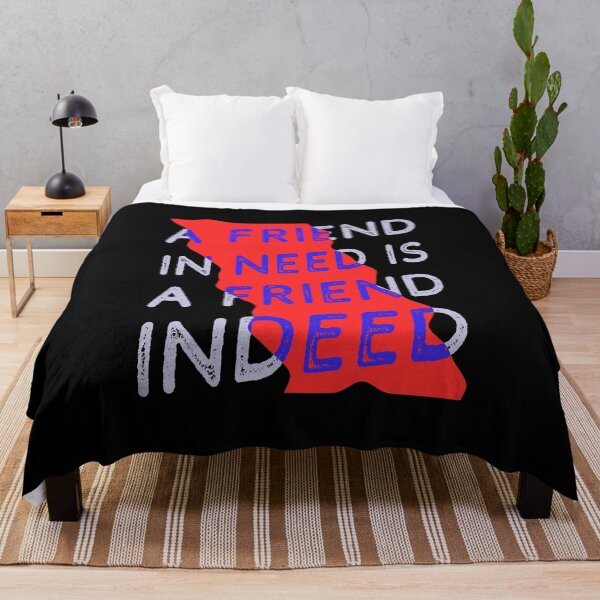 Item preview, Friend In Need Is A Friend Indeed - Typography - Distressed designed and sold by crazycollective.