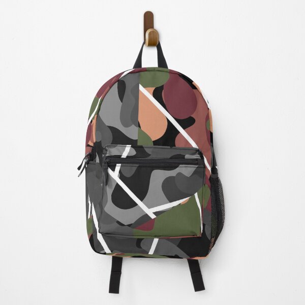 Item preview, Camouflage Hexagon - Desert Colours Negative Space Camo hexagon with a Grey Camo Hexagon designed and sold by T-RAZR.