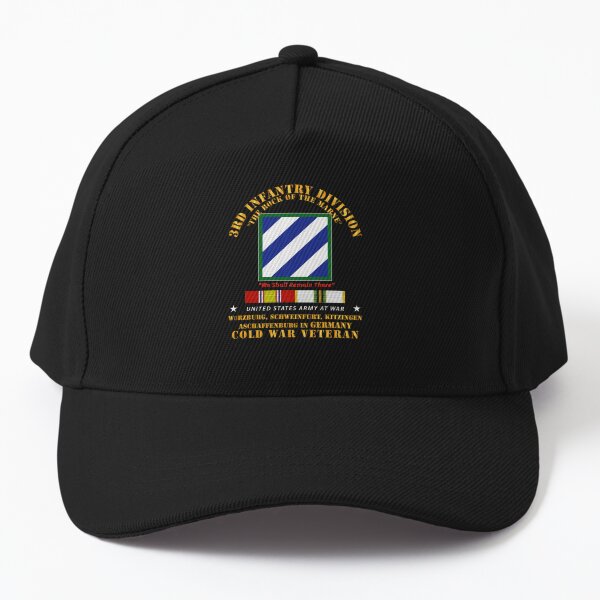 Vista previa del artículo con la obra «Ejército - 3.er ID - Alemania con SVC de la Guerra Fría», diseñado y vendido por Military Insignia Products.