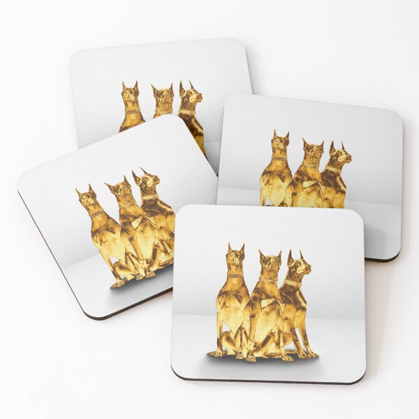 Item preview, Golden Dobermann Statue designed and sold by suziehere.
