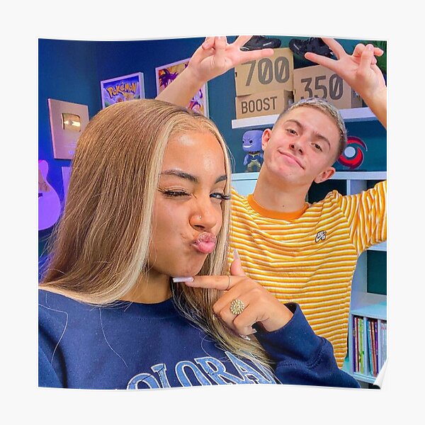 Wejdene et Michou Youtube Photo Poster