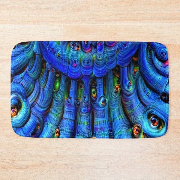 Item preview, Trippy blue fractal designed and sold by BelAnnGrey.