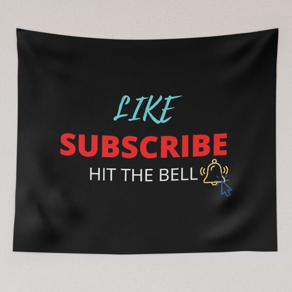 Item preview, Like Subscribe Hit The Bell designed and sold by kmosier93.