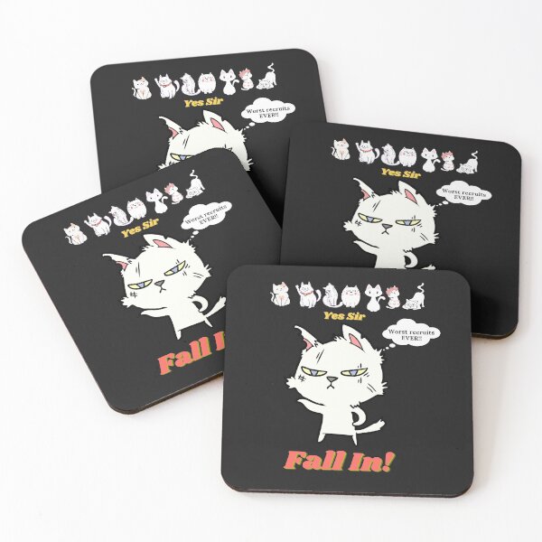 Item preview, Purrfect Army Fall In designed and sold by PurrfectLuv.