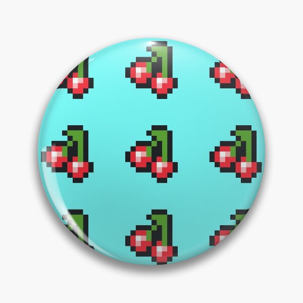 Item preview, Pixelated cherries designed and sold by Devin Farinsky.