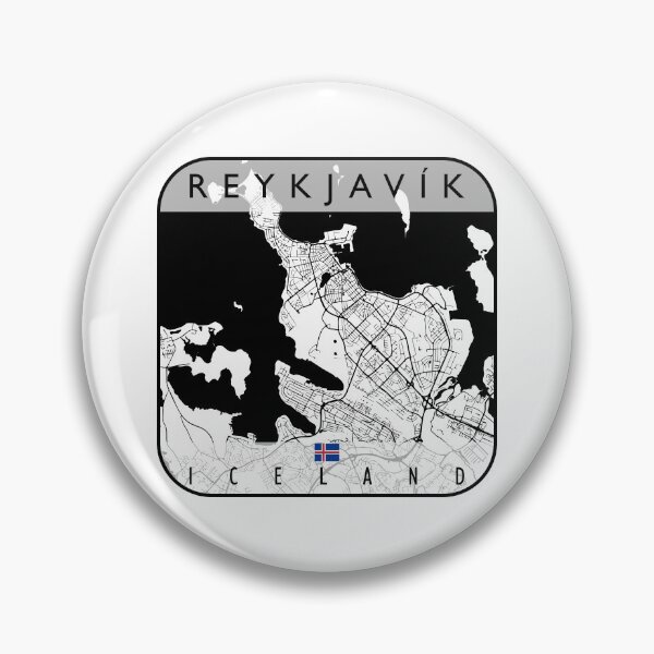 Item preview, REYKJAVIK MAP ICELAND designed and sold by hatimelhag.