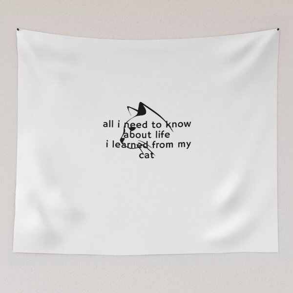 Item preview, all i need to know about life i learned from my cat gifts for cat lover funny gift designed and sold by kaoutaren.