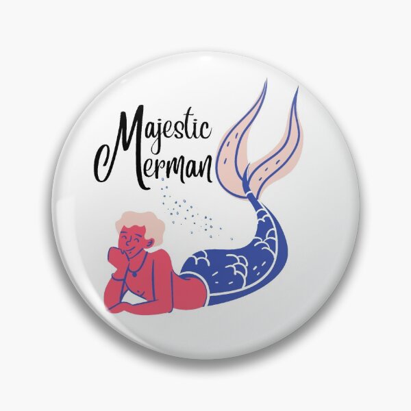 Item preview, majestic merman designed and sold by Wavavo.