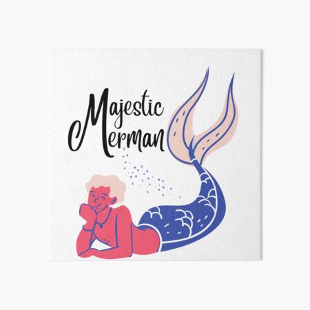 Item preview, majestic merman designed and sold by Wavavo.