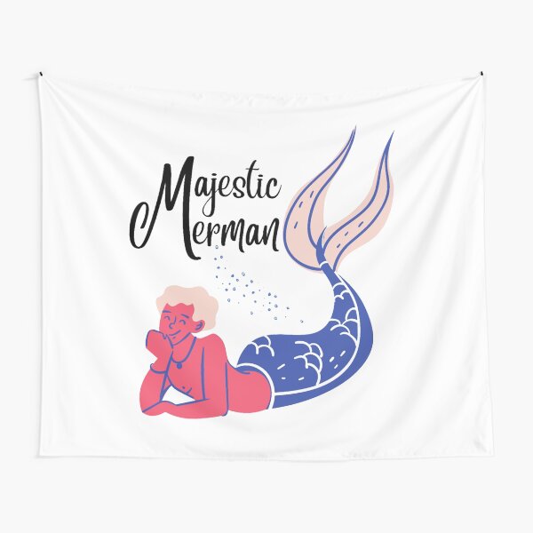 Item preview, majestic merman designed and sold by Wavavo.
