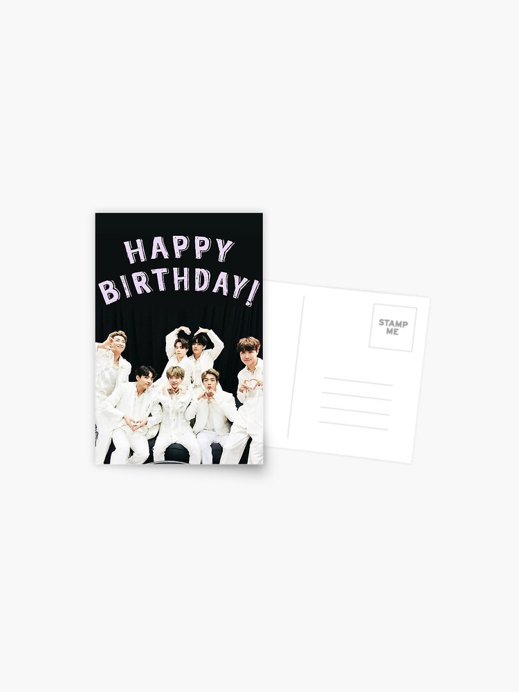 personalize a printable bts birthday
