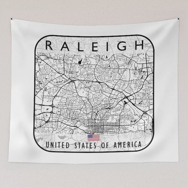 Item preview, RALEIGH MAP USA designed and sold by hatimelhag.