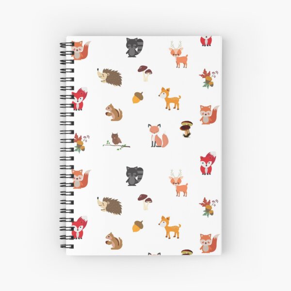 Item preview, Woodland Animals of the Forest Cute Nature Pattern Collage designed and sold by silviaol.