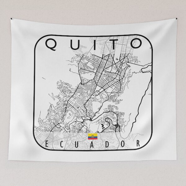 Item preview, QUITO MAP ECUADOR designed and sold by hatimelhag.