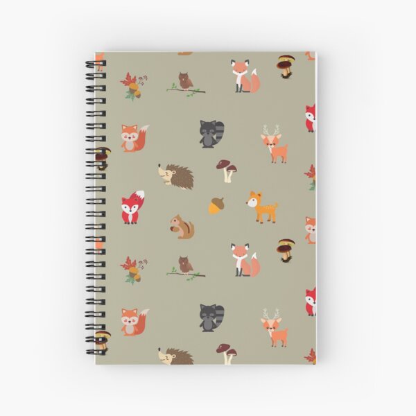 Item preview, Woodland Animals of the Forest Cute Nature Pattern Collage designed and sold by silviaol.