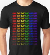 Camiseta ajustada Grungy Gay Pattern